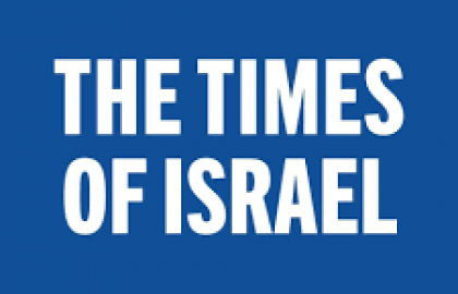 Online article in Times Of Israel – June 4th, 2013